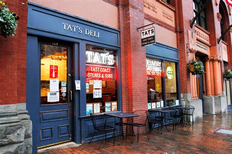 Tats deli seattle - Sausage, Egg and Cheese $6.00. Italian-Copa Ham, Peppers, Egg and Cheese $6.00. Steak, Egg and Cheese $6.00. Grinder, Egg and Cheese $6.00. Home Fries with Breakfast $2.00. Home Fries without Breakfast $2.50. Coffee and Tea $2.00. Menu for Tat's Delicatessen provided by Allmenus.com. DISCLAIMER: Information shown may not …